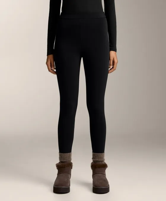 Бесшовные очень теплые легинсы Seamless с высокой посадкой, 70 см