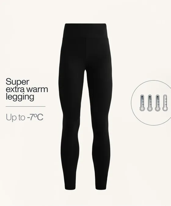 Бесшовные очень теплые легинсы Seamless с высокой посадкой, 70 см