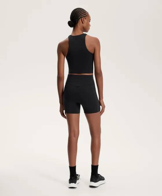 Облегающие шорты Compressive с высокой посадкой и карманом, 10 см