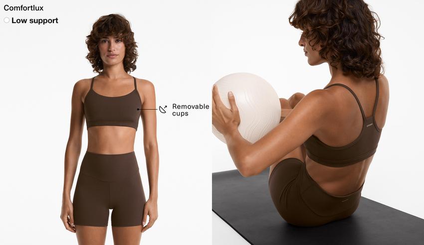 Спортивный топ light-support comfortlux с формованной чашечкой
