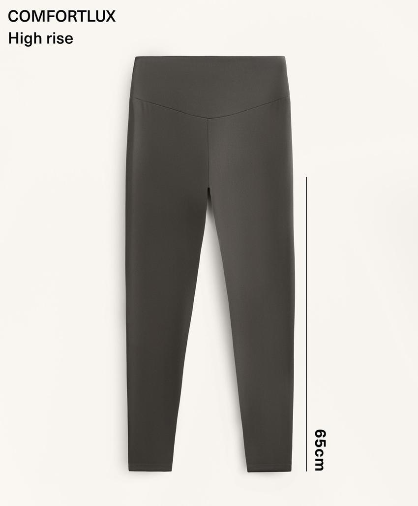 Ультрамягкие леггинсы с высокой посадкой длиной до лодыжки