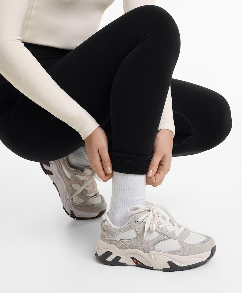 Леггинсы супер-дополнительной теплоты без швов, 70 см, супервысокой посадки до щиколотки