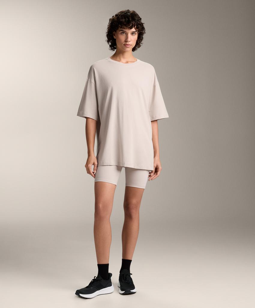 Футболка из хлопкового микса с коротким рукавом l30247378