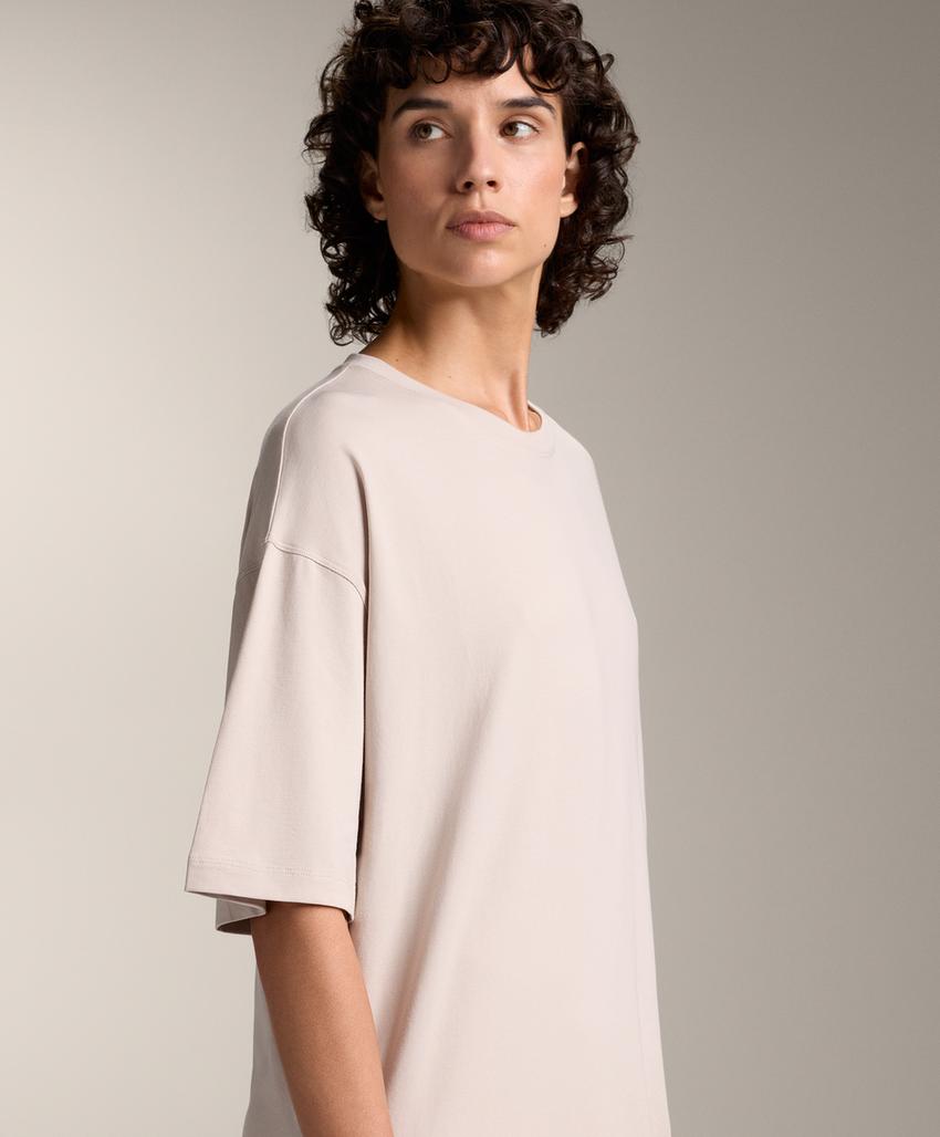 Футболка из хлопкового микса с коротким рукавом l30247378