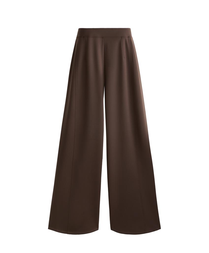 Брюки высокой посадки кокон из неопрена