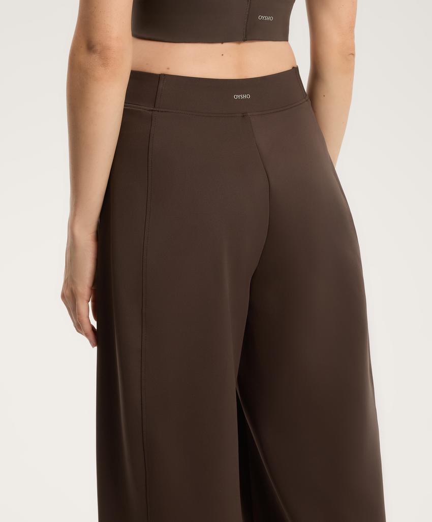 Брюки высокой посадки кокон из неопрена