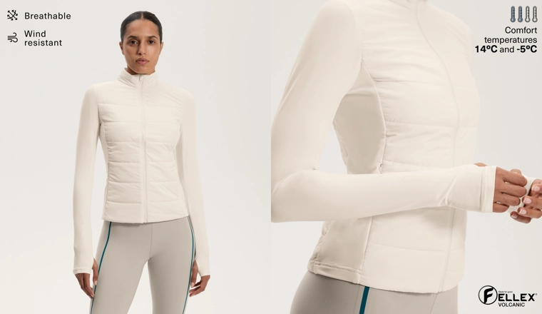 Технический стеганный пуховик fellex® вулканический