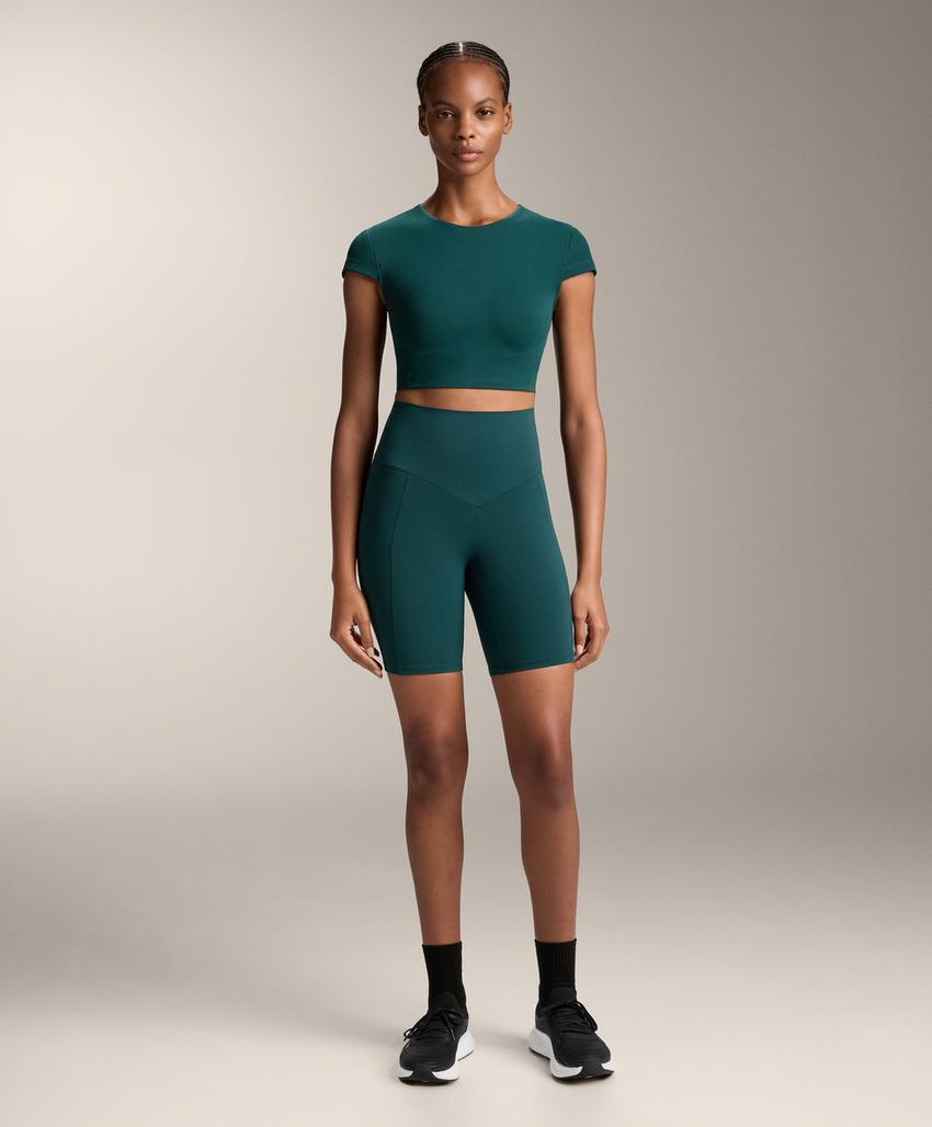 Леггинсы для велосипедистов high rise compressive с карманом 20 см