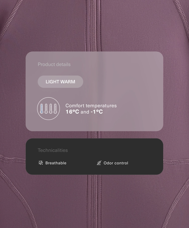 Техническая куртка легкая теплая с швами l32780332