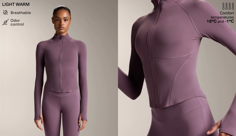 Техническая куртка легкая теплая с швами l32780332