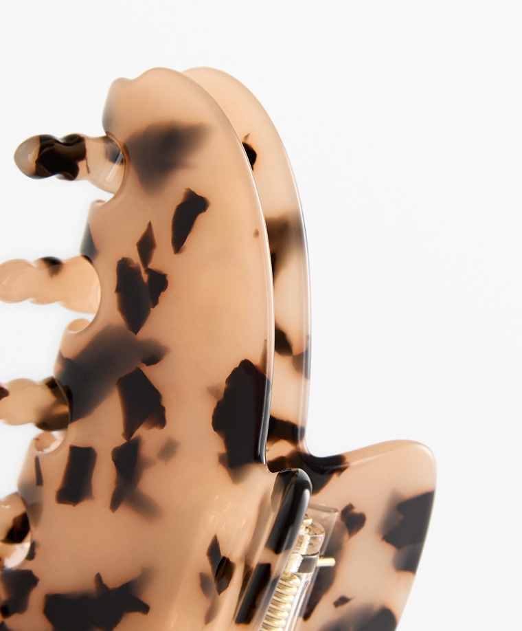 Большой заколка в виде пуговицы с эффектом черепашьего панциря l30946414