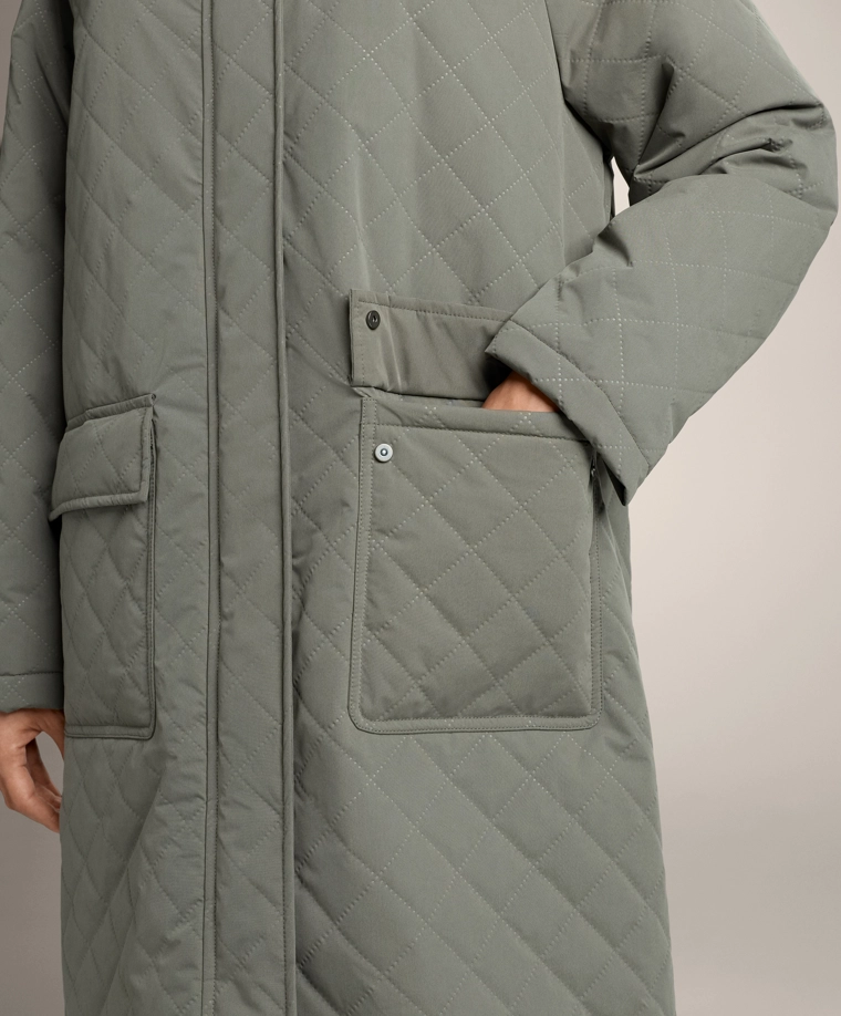 Длинный утепленный жакет fellex® aerogel 3k с водонепроницаемой тканью