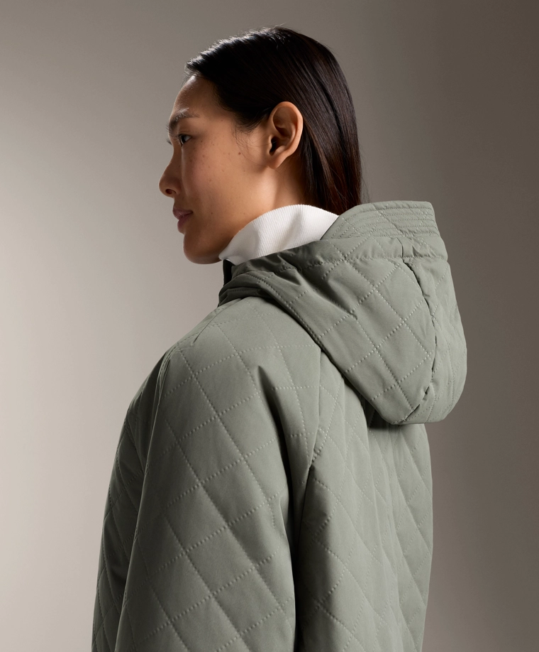 Длинный утепленный жакет fellex® aerogel 3k с водонепроницаемой тканью