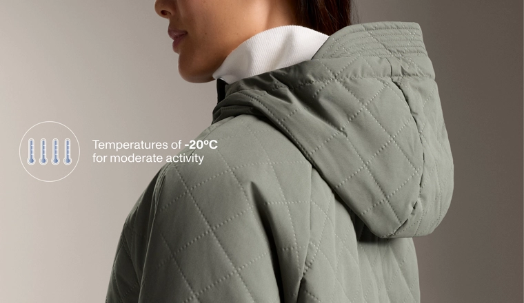 Длинный утепленный жакет fellex® aerogel 3k с водонепроницаемой тканью