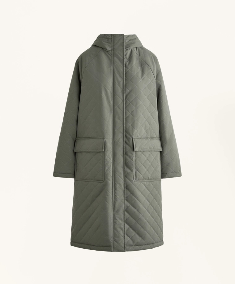 Длинный утепленный жакет fellex® aerogel 3k с водонепроницаемой тканью