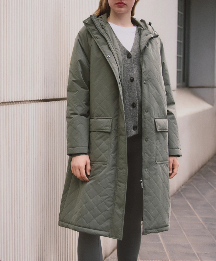 Длинный утепленный жакет fellex® aerogel 3k с водонепроницаемой тканью