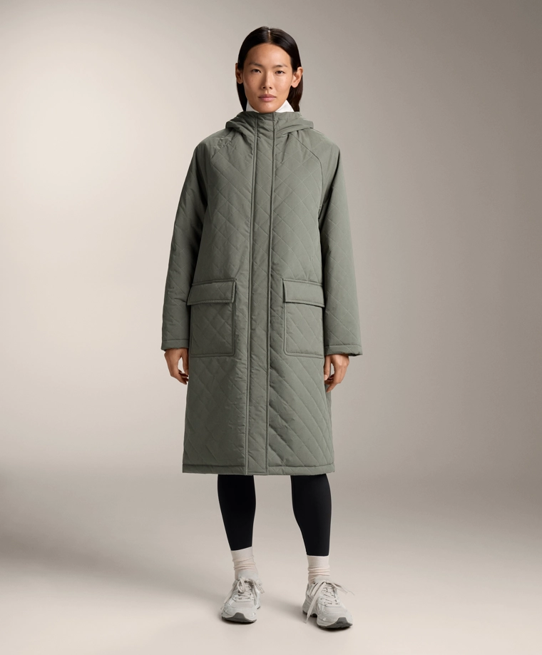 Длинный утепленный жакет fellex® aerogel 3k с водонепроницаемой тканью