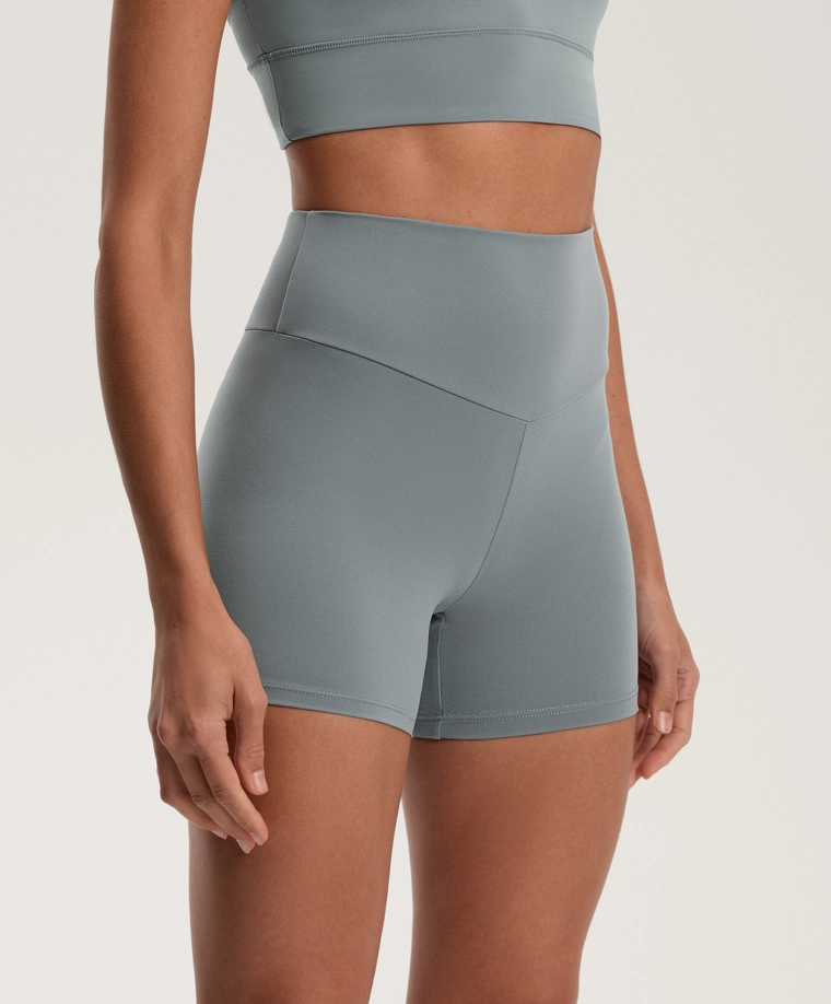 Леггинсы высокой посадки до щиколотки с боковой полосой