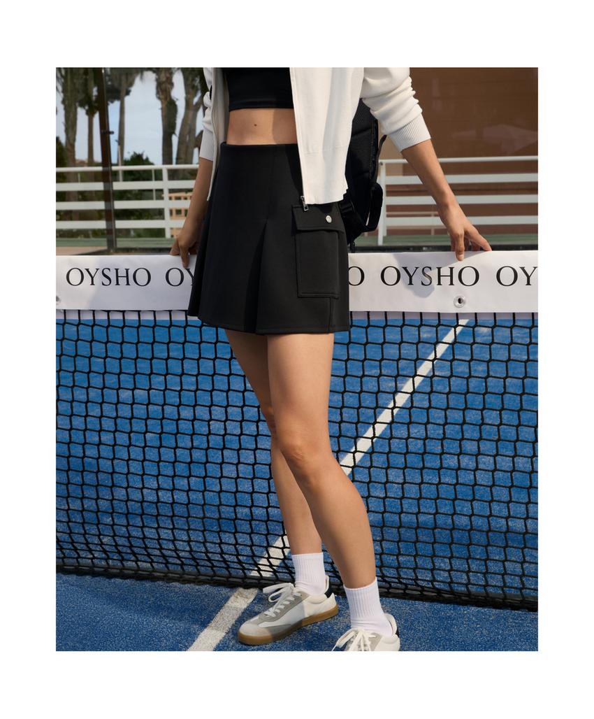 Юбка-карго из хлопкового пике