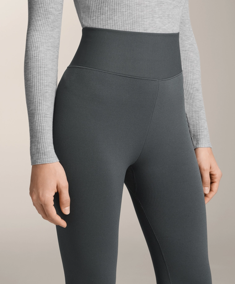 Экстра-теплые стрейч-лосины сверхвысокой посадки до щиколотки 70 см