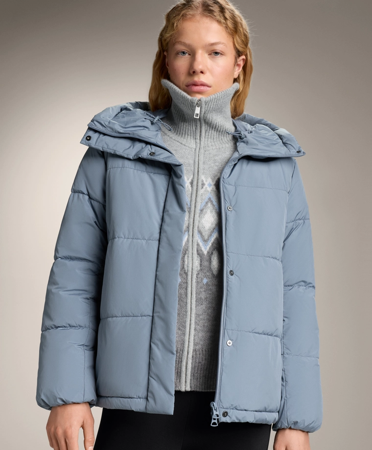 Кардиган с жаккардовым узором и 10% шерсти