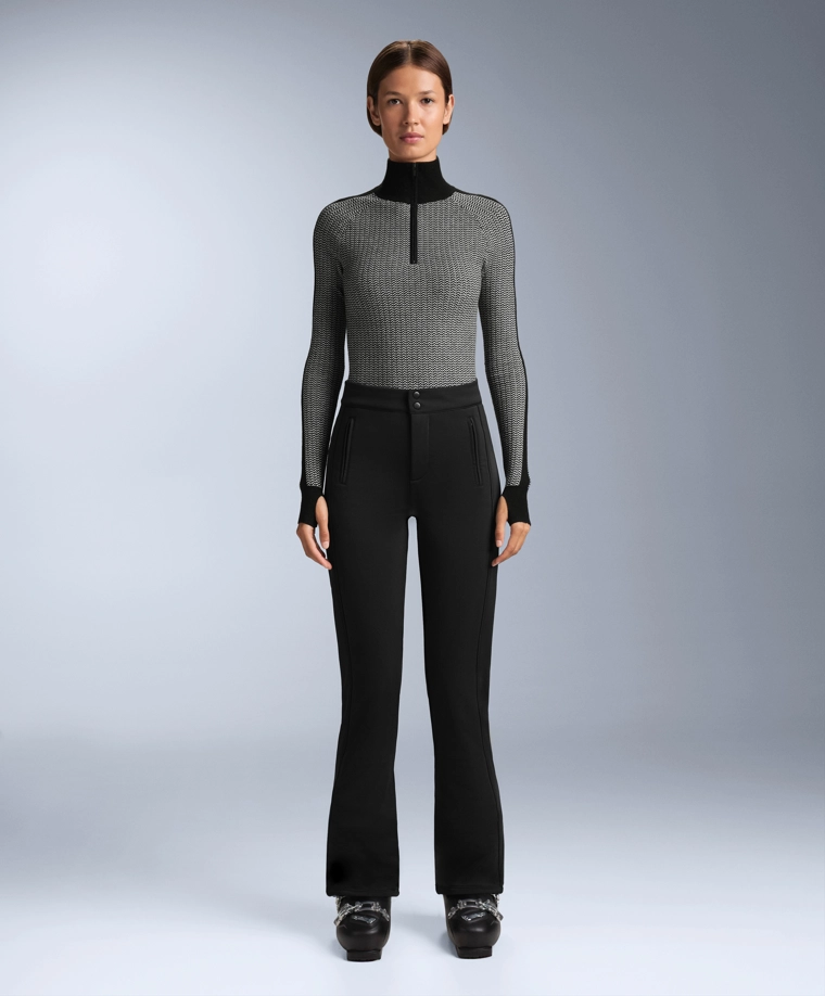 Термобельевый топ с жаккардовым узором «рыбий хвост»