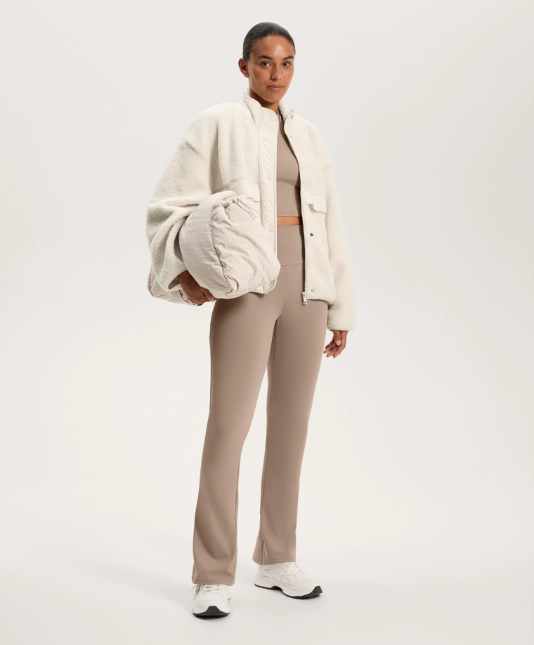 Брюки high-rise comfortlux с расклешенным кроем