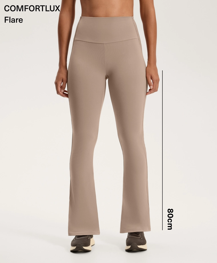 Брюки high-rise comfortlux с расклешенным кроем