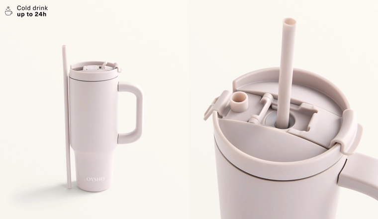 Бутылка с ручкой-термокружкой