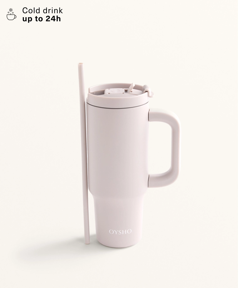 Бутылка с ручкой-термокружкой