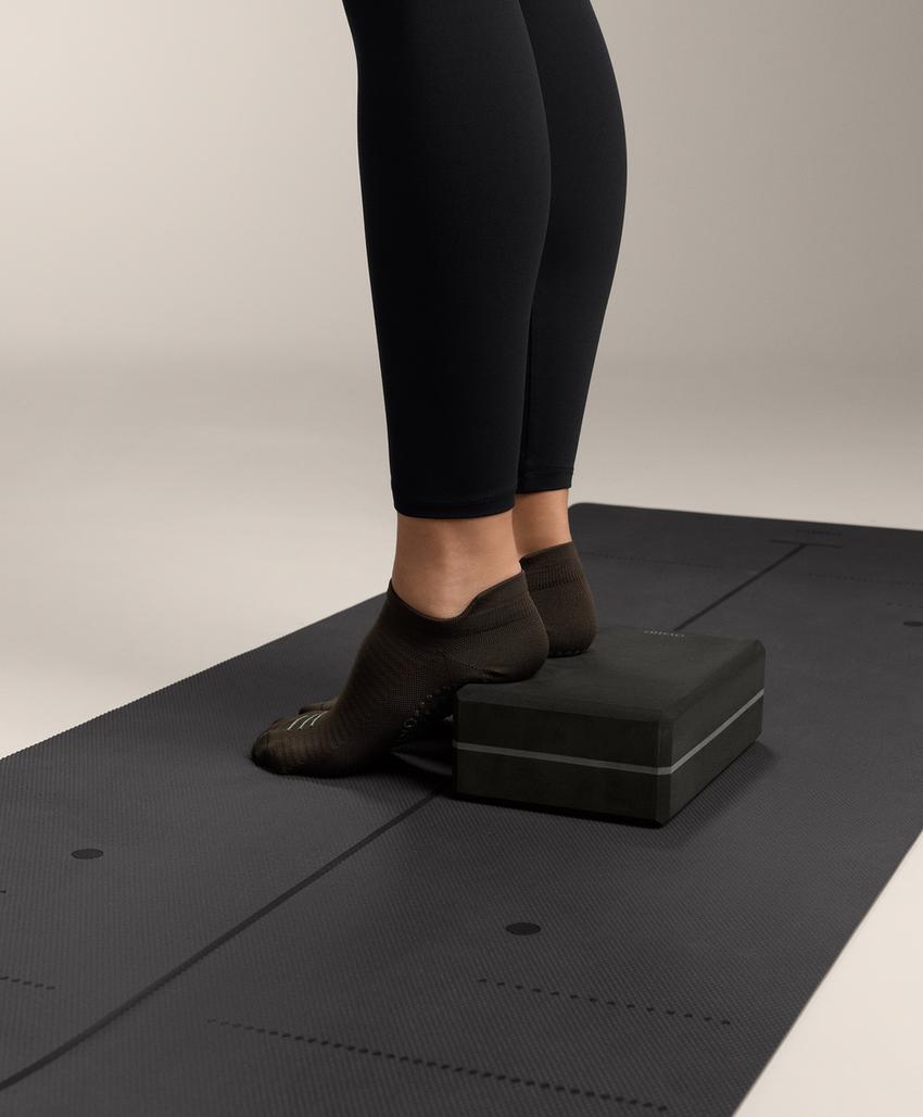 2 пары носков для йоги и пилатеса из полиамидного спандекса с закрытыми пятками