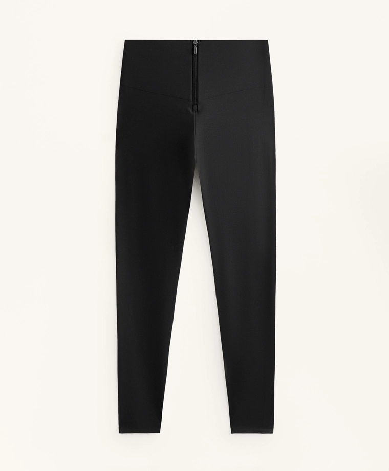 Леггинсы длиной до щиколотки с высокой посадкой и корректирующим эффектом с молнией