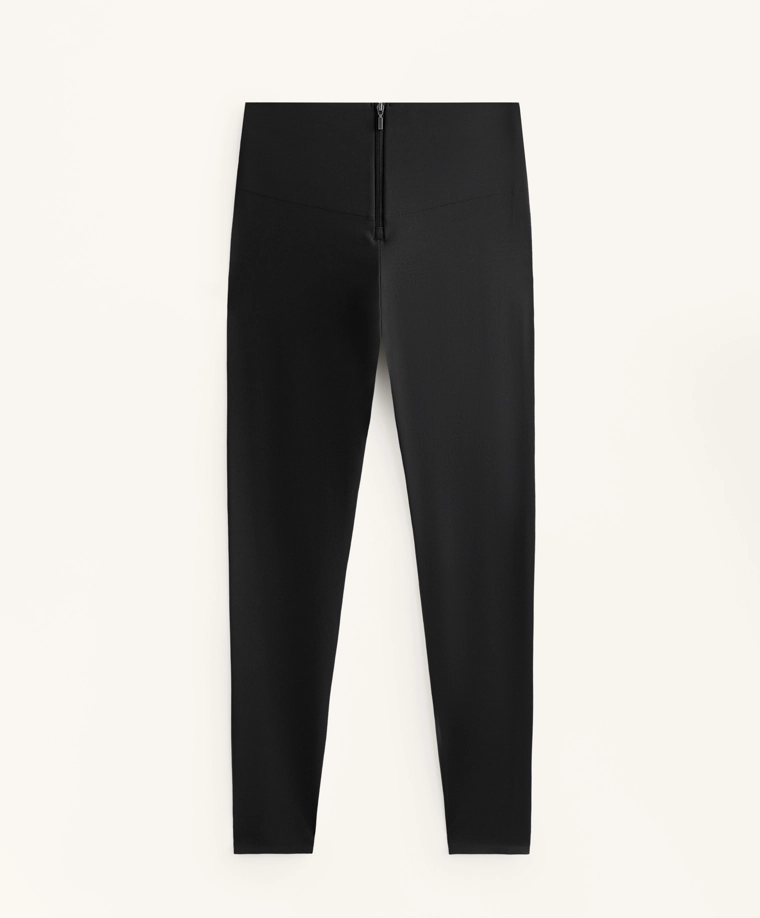 Леггинсы длиной до щиколотки с высокой посадкой и корректирующим эффектом с молнией