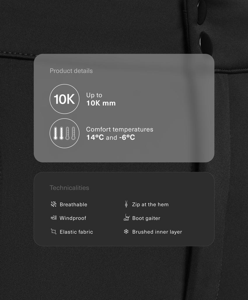 Брюки ski с запасом прочности и эластичностью