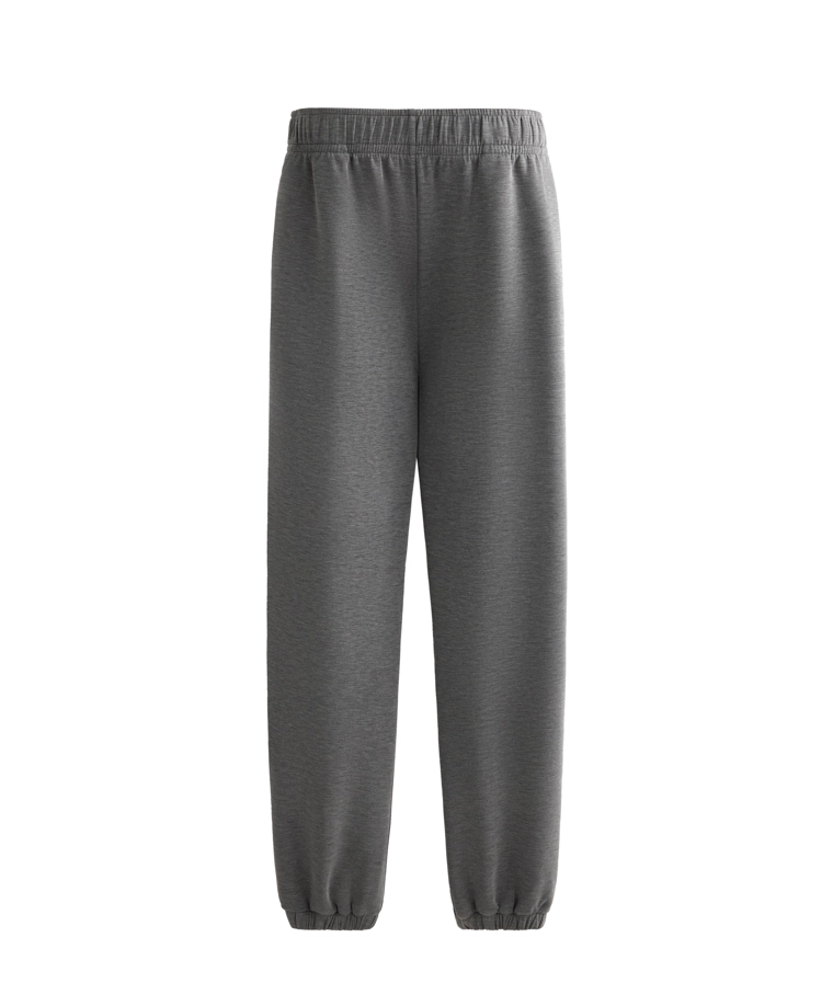 Мягкие джоггеры из меланжевого модала