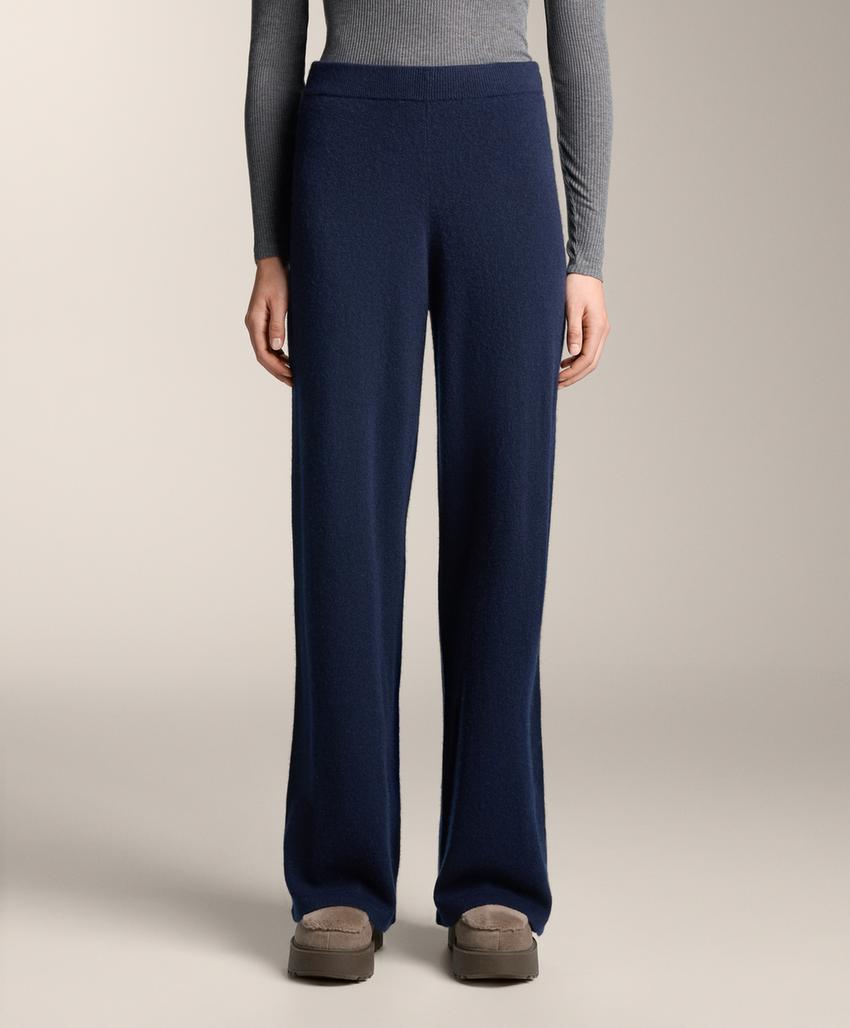 Прямые брюки из 100% кашемира