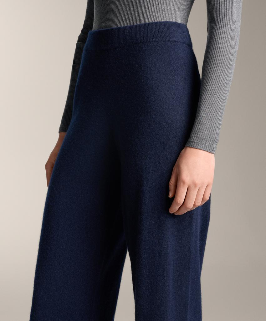 Прямые брюки из 100% кашемира