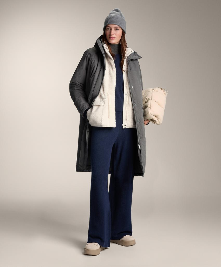 Прямые брюки из 100% кашемира