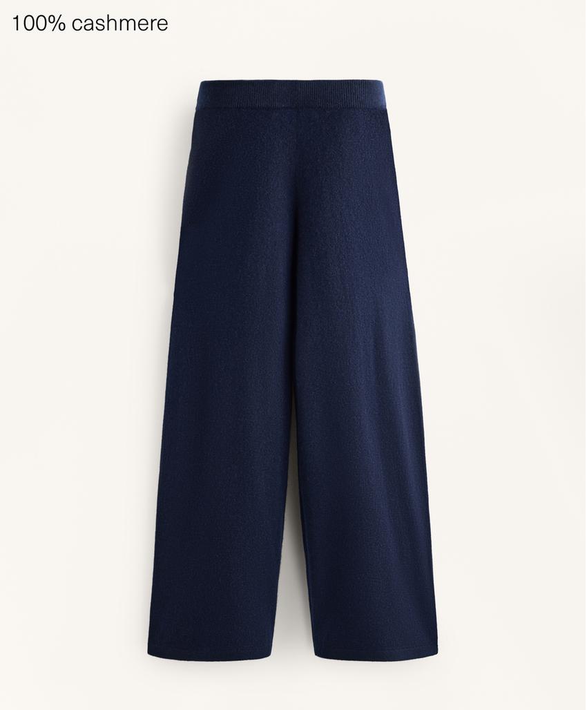 Прямые брюки из 100% кашемира
