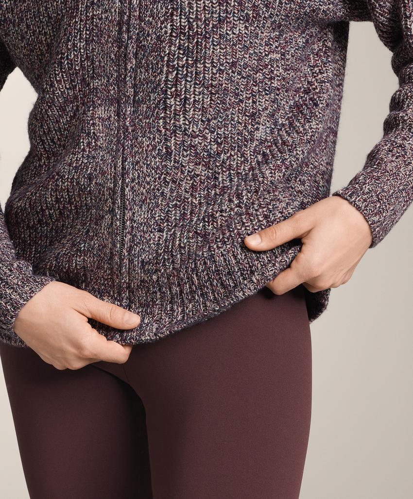 Повязка-жакет с плетеным узором и высоким воротником