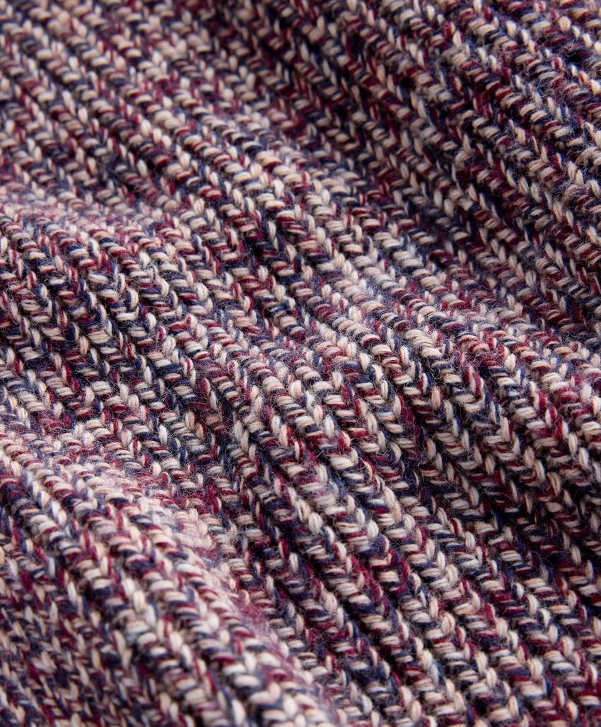 Повязка-жакет с плетеным узором и высоким воротником