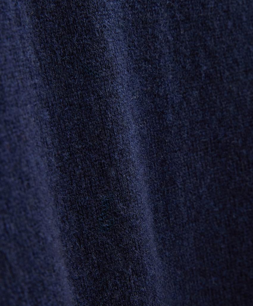 Джемпер с круглым вырезом из 100% кашемира