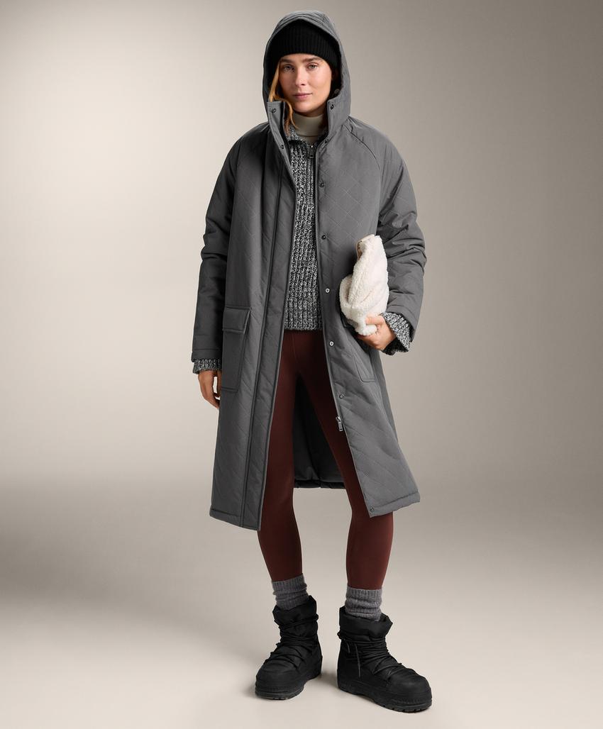 Джемпер с застежкой на половину молнии и скругленным воротом