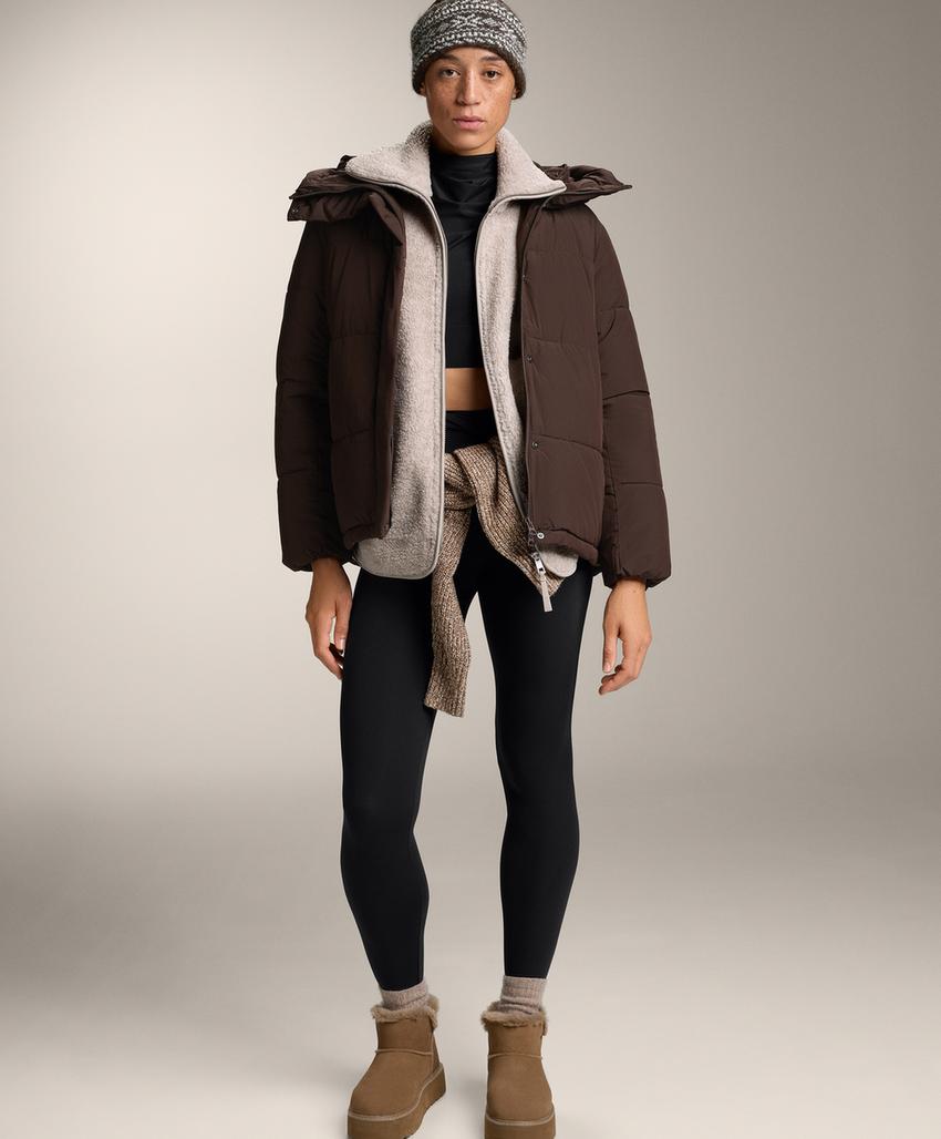 Черные лосины с карманами