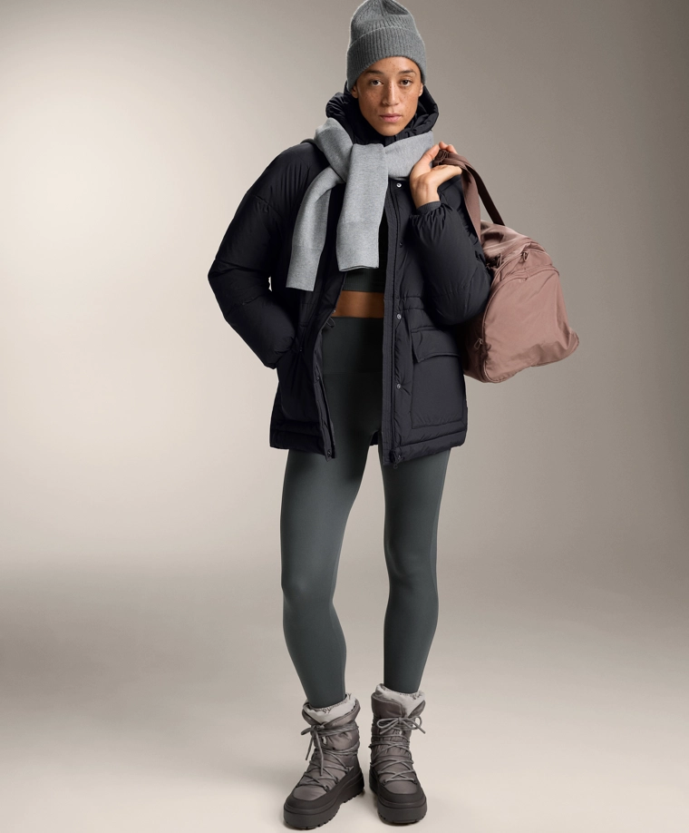 Лосины антрацитового цвета