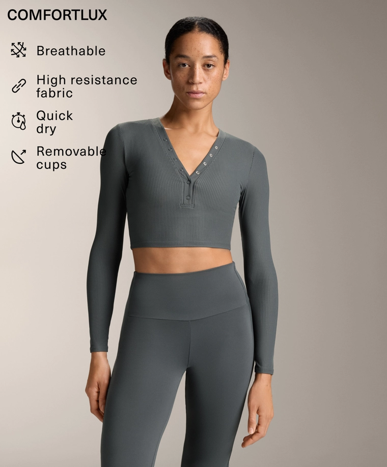 Лосины антрацитового цвета