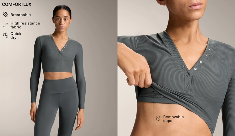 Лосины антрацитового цвета