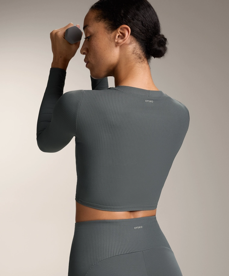 Лосины антрацитового цвета