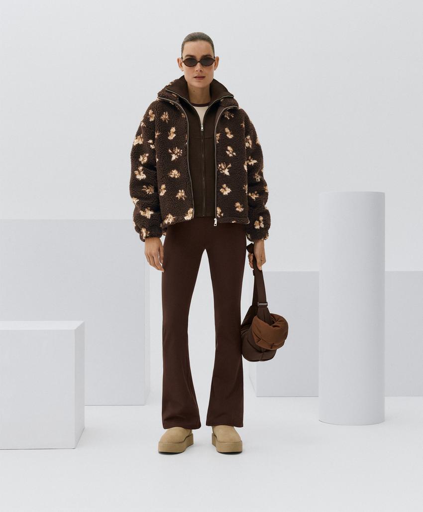 Ботинки-ботильоны на платформе из кожи