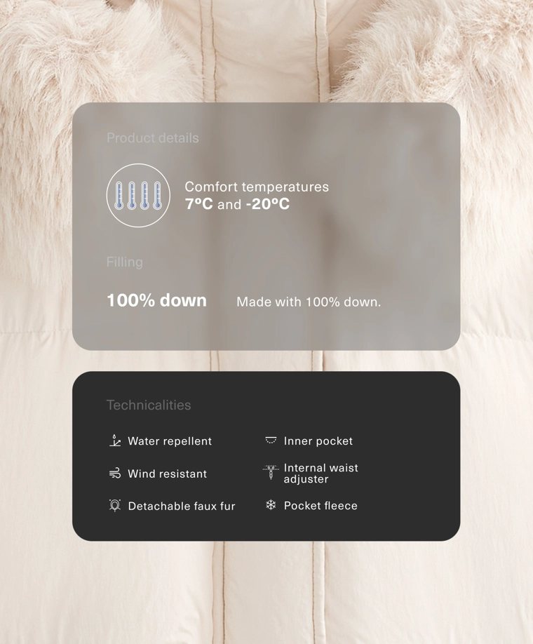 Жилетка с заполнителем из 100% пуха